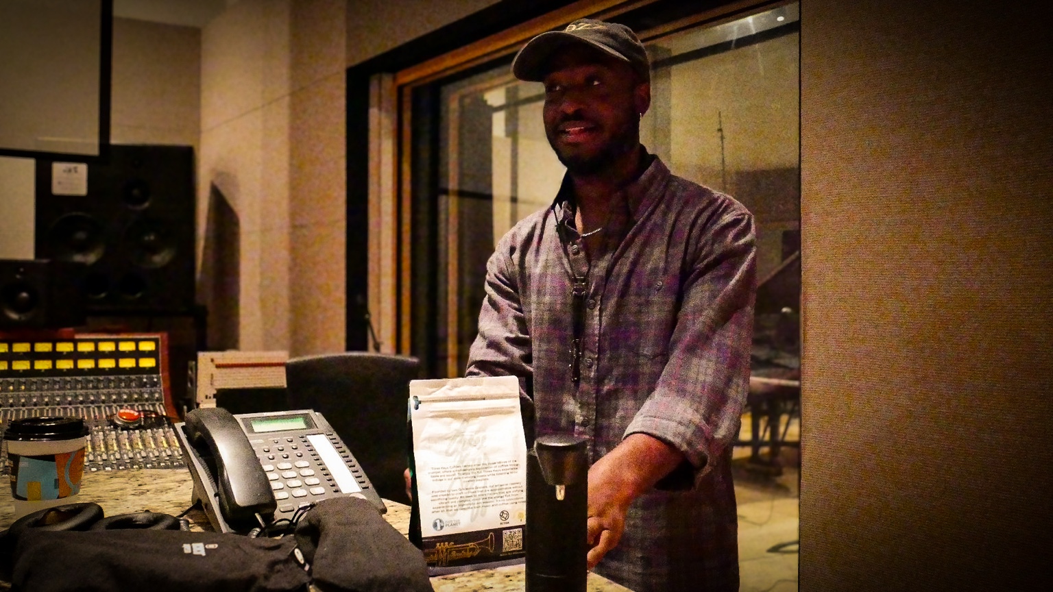 TAVE in the recording studio